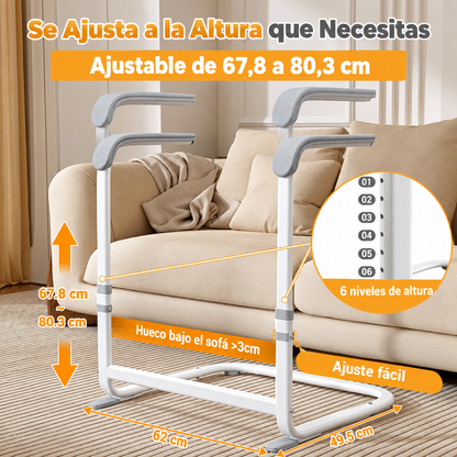 Mano Amiga – Asa de Apoyo para Sofá, Ajustable a 6 Alturas